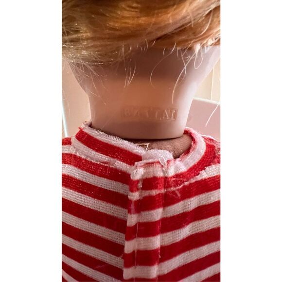 BATTAT OUR GENERATION STRAWBERRY BLONDE BLUE EYES IN ELF OUTFIT CHRISTMAS 18" - Picture 7 of 7